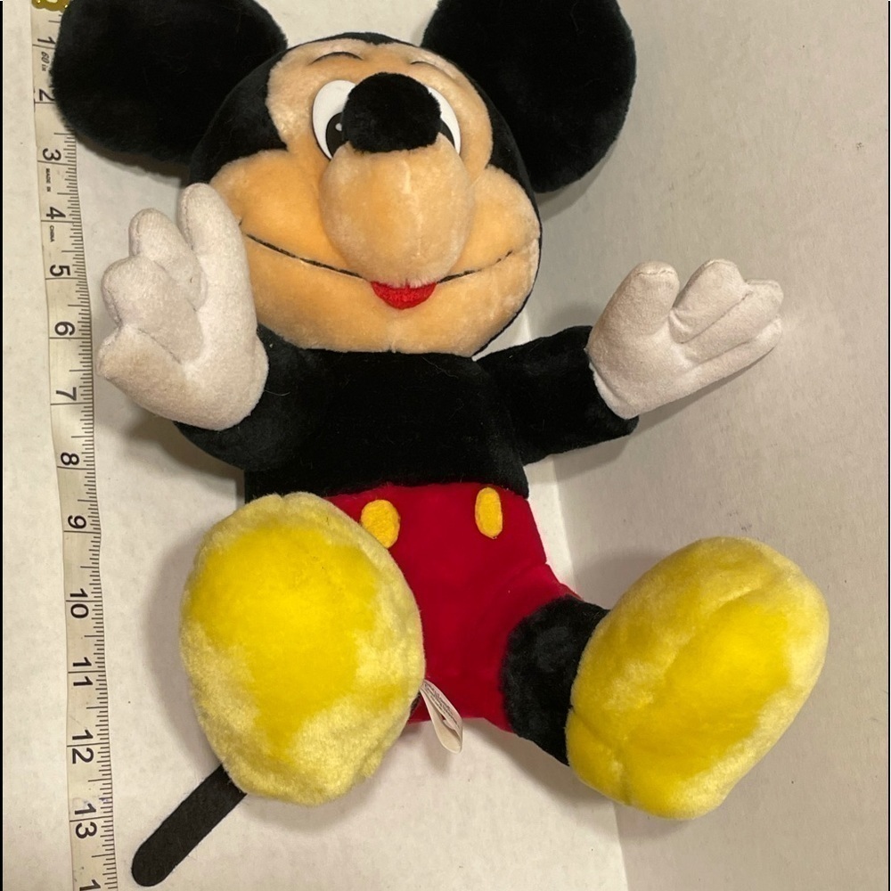 Vintage DisneyLand Stuffed Mickey Mouse Plush - Picture 3 of 11